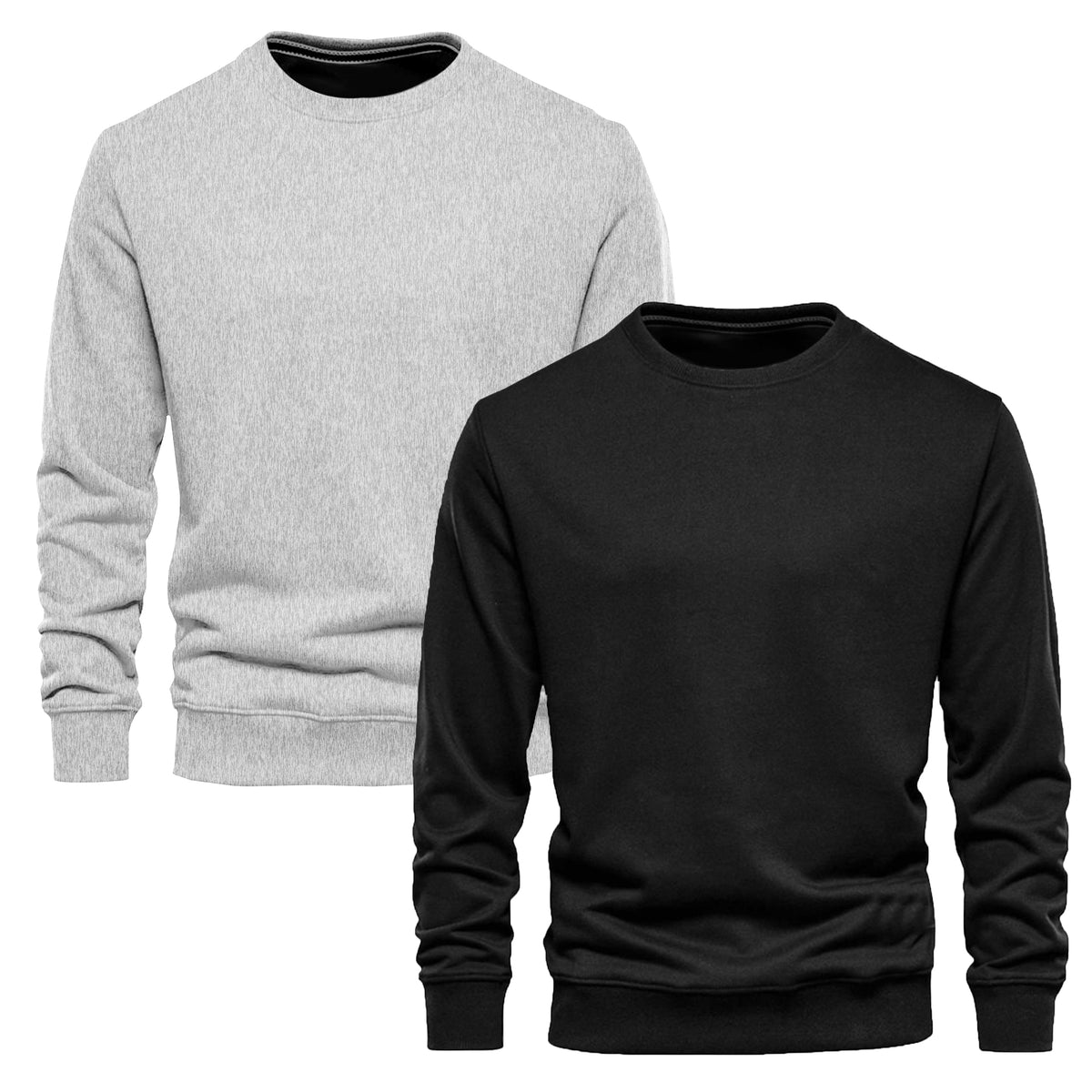 Pack of 2 PLAN BLACK &amp; GREY Sweatshirt (Code: ST-6531)