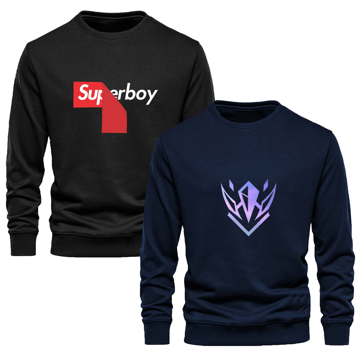 Pack of 2 SUPERBOY PRINTED Sweatshirt (Code: ST-6529)