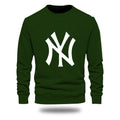 NY Olive Single Mens Sweatshirt (Code: ST-6926)