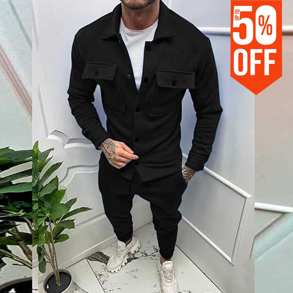 Black Outwear Tracksuit (Code: ST-6110)