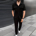 Premium Black Safari Suit For Mens (Code: ST-6967)