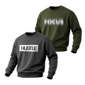 Pack of 2 Charcoal and Olive Sweatshirts (Code: ST-7139)