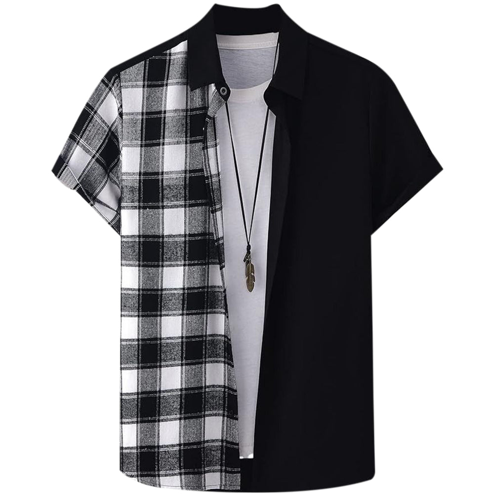 Half Checked Summer Tracksuit (Code: ST-6708)