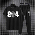 804 Printed Black Tracksuit (Code: ST-6223)