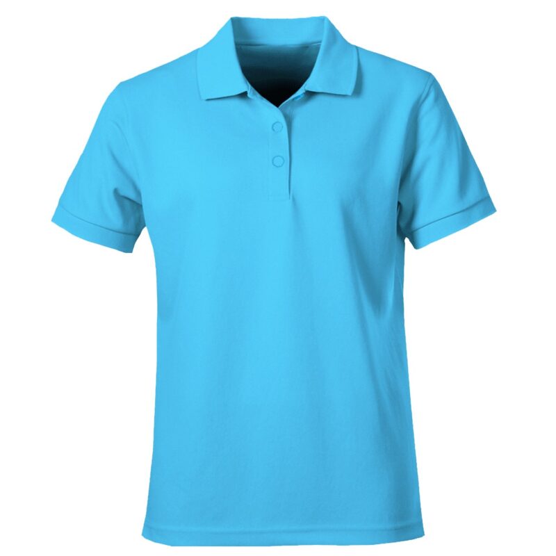 Khan Sky Blue Polo T-shirt (Code: ST-6350)