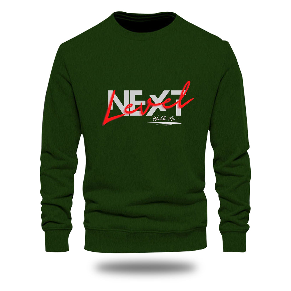 Next Level Olive Single Mens Sweatshirt (Code: ST-6925)