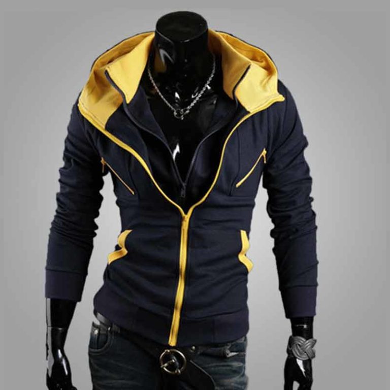 Double Layer & Double Zippers Winter Hooded Jacket (Code: ST-4437 ...