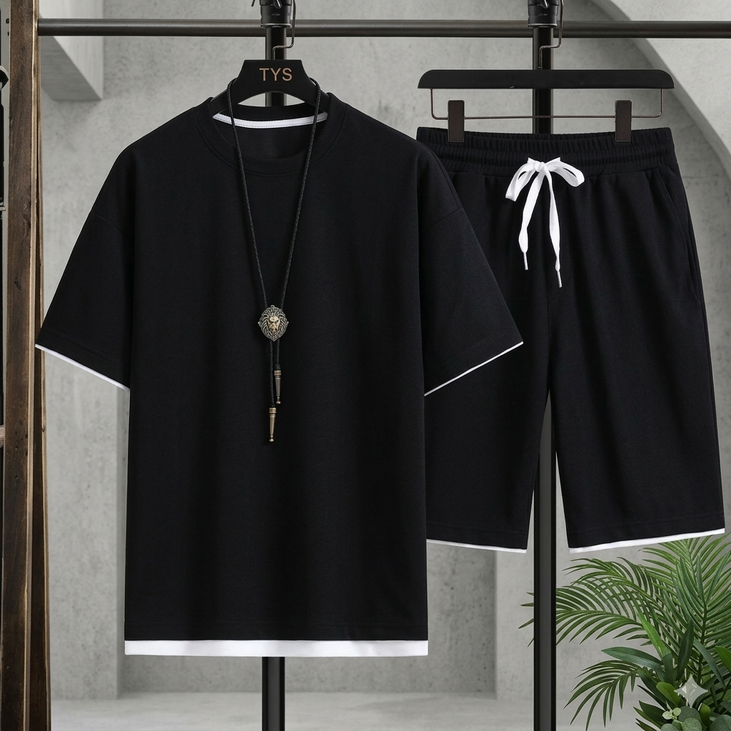 Contrast Edges Tracksuit (Code: ST-6220)