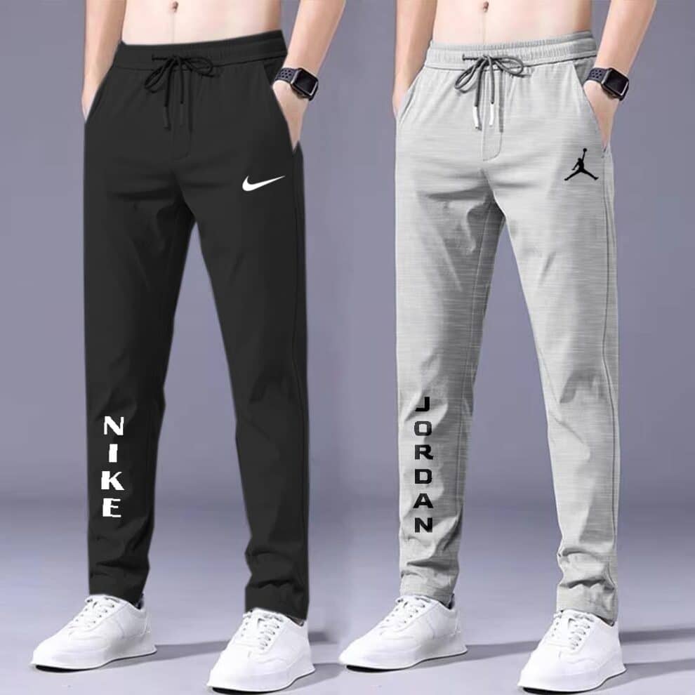 Pack of 2 Ni-ke & Jor-dan Trousers (Code: ST-6408)
