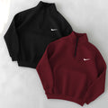 Maroon & Black Pack Of 2 Zipper Sweatshirts (Code: ST-6905)