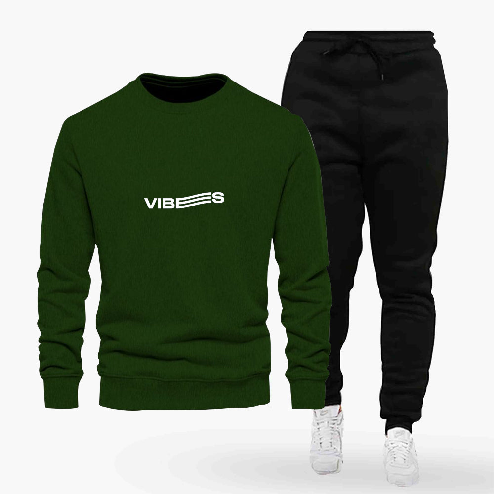 Vibes Printed Tracksuit  (Code: ST-6539)