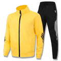 High Neck Yellow Zipper Tracksuit For Mens (Code: ST-6871)