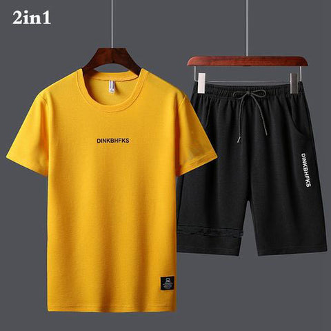 DINKBHFKS Printed T-Shirt + Short (Code: ST-5347)