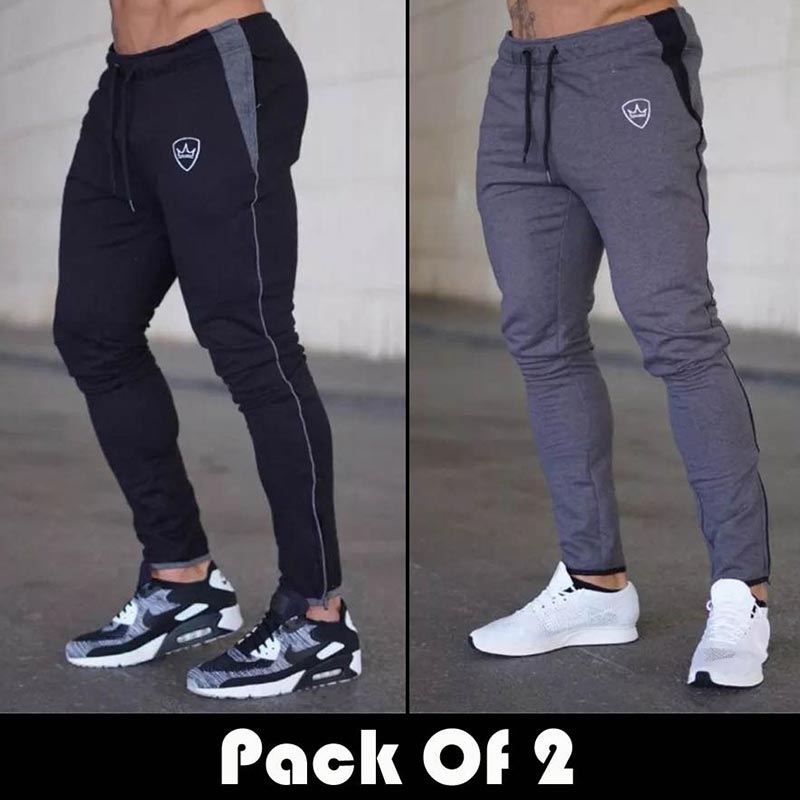 Pack of 2! Mens Fitness Workout Trousers – Stitchers