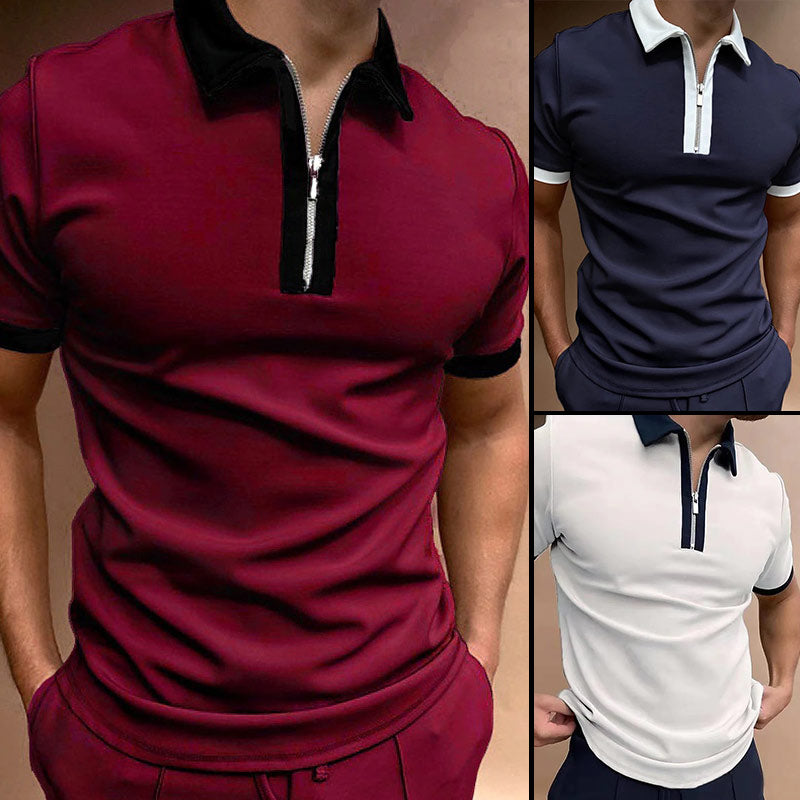 Pack of 3 Golf Polo Zipper T-Shirt (Code: ST-5947)
