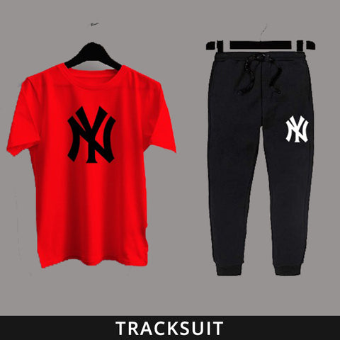 Summer Printed NY Track Suit For Men (Code: ST-5356)