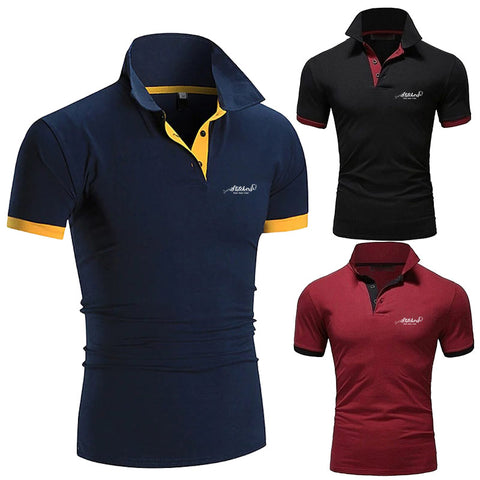 Pack of 3 Short Sleeve Collar T-Shirts (Code: ST-5950)